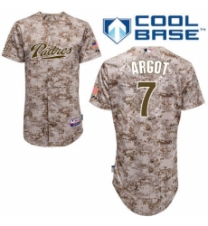 Men's Majestic San Diego Padres #7 Manuel Margot Authentic Camo Alternate 2 Cool Base MLB Jersey
