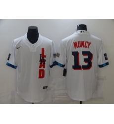 Men's Los Angeles Dodgers #13 Max Muncy Nike White 2021 All-Star Game Replica Jersey
