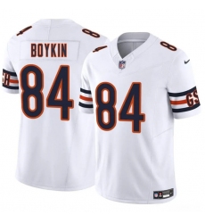 Men's Chicago Bears #84 Miles Boykin White 2025 F.U.S.E. Vapor Untouchable Limited Football Stitched Jersey
