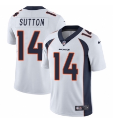 Youth Nike Denver Broncos #14 Courtland Sutton White Vapor Untouchable Limited Player NFL Jersey Youth Nike Denver Broncos #14 Courtland Sutton White Vapor Untouchable Limited Player NFL Jersey