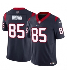 Men's Houston Texans #85 Noah Brown Navy 2023 F.U.S.E. Vapor Untouchable Football Stitched Jersey
