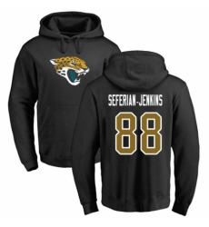 NFL Nike Jacksonville Jaguars #88 Austin Seferian-Jenkins Black Name & Number Logo Pullover Hoodie