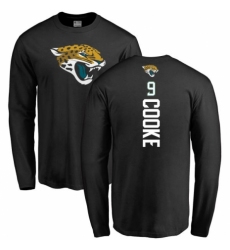 NFL Nike Jacksonville Jaguars #9 Logan Cooke Black Backer Long Sleeve T-Shirt