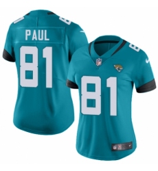 Women's Nike Jacksonville Jaguars #81 Niles Paul Black Alternate Vapor Untouchable Elite Player NFL Jersey