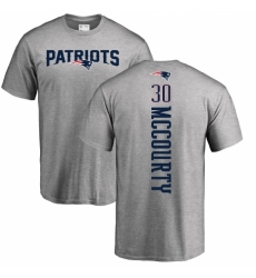 NFL Nike New England Patriots #30 Jason McCourty Ash Backer T-Shirt