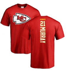 NFL Nike Kansas City Chiefs #21 Eric Murray Red Backer T-Shirt