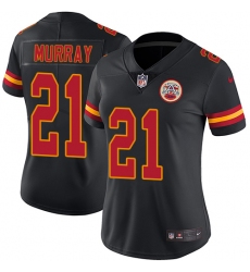 Women's Nike Kansas City Chiefs #21 Eric Murray Limited Black Rush Vapor Untouchable NFL Jersey