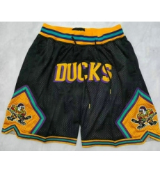 Men's Anaheim Ducks Black Just Don Shorts