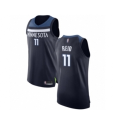 Men's Minnesota Timberwolves #11 Naz Reid Authentic Navy Blue Basketball Jersey - Icon Edition