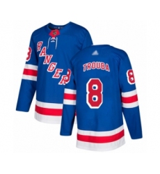 Youth New York Rangers #8 Jacob Trouba Authentic Royal Blue Home Hockey Jersey