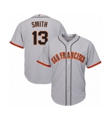 Men's San Francisco Giants #13 Will Smith Replica Grey Road Cool Base Baseball Jersey