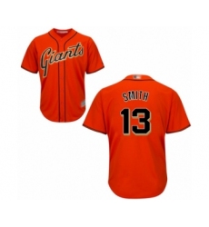Youth San Francisco Giants #13 Will Smith Authentic Orange Alternate Cool Base Baseball Jersey