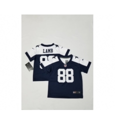 Toddlers Dallas Cowboys #88 CeeDee Lamb Blue Thanksgiving 2021 Vapor Untouchable Stitched Nike Limited Jersey