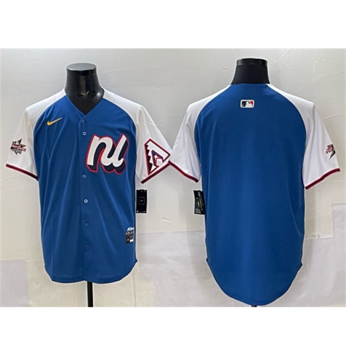 Men's National League Arizona Diamondbacks Blank Blue Alternate 2025 All-Star Edition Limited Stitched Baseball Jersey