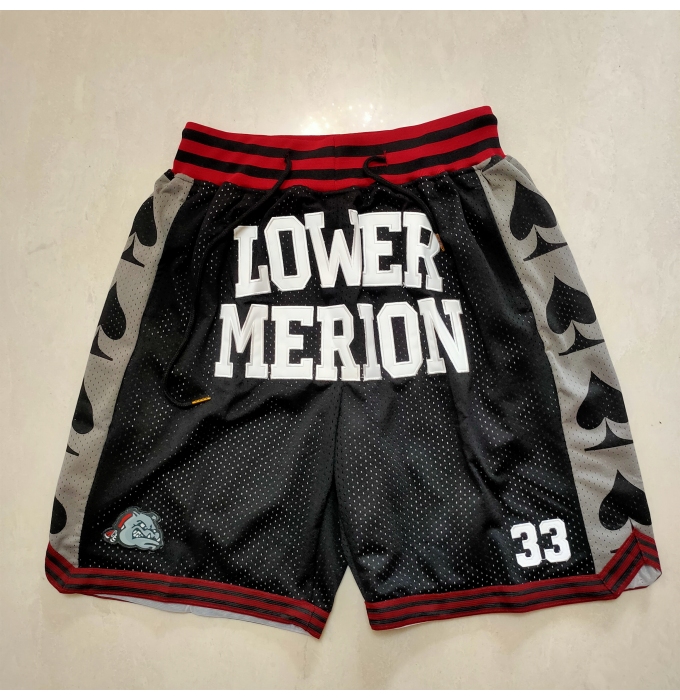 Men's Los Angeles Lakers 33 Black Shorts