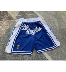 Men's Los Angeles Lakers Blue Jaston pocket Shorts