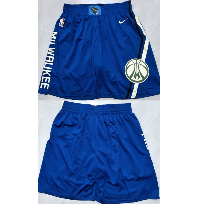 Men's Milwaukee Bucks Royal Shorts (Run Small)