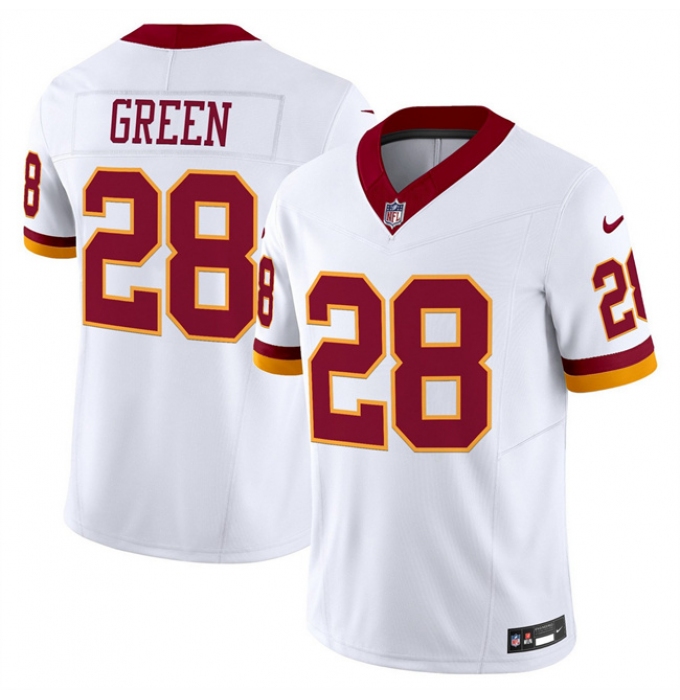 Men's Washington Commanders #28 Darrell Green White 2025 F.U.S.E. Throwback Vapor Limited Football Stitched Jersey