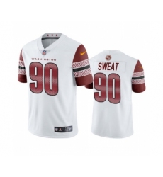 Men's Washington Commanders #90 Montez Sweat White Vapor Untouchable Stitched Football Jersey