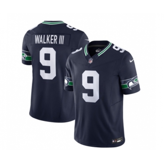 Men's Nike Seattle Seahawks #9 Kenneth Walker III 2023 F.U.S.E. Navy Limited Football Stitched Jersey Men's Nike Seattle Seahawks #9 Kenneth Walker III 2023 F.U.S.E. Navy Limited Football Stitched Jersey