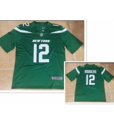 Men's New York Jets #12 Aaron Rodgers Green 2023 Vapor Untouchable Stitched Nike Limited Jersey