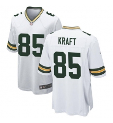 Men's Green Bay Packers #85 Tucker Kraft White Football Stitched Game Jersey