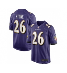 Nike Baltimore Ravens #26 Geno Stone Purple Vapor Untouchable Limited Jersey