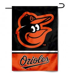 2Pcs WinCraft Baltimore Orioles Double Sided Garden Flag