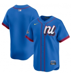 Men's National League Blank Navy 2025 All-Star Edition Limited Stitched Baseball Jersey