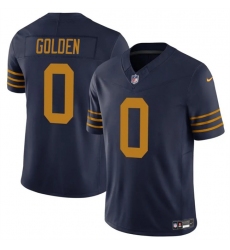 Men's Green Bay Packers #0 Matthew Golden Navy The 1923 Classic Vapor F.U.S.E. Limited Football Stitched Jersey