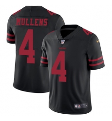 Youth Nike San Francisco 49ers #4 Nick Mullens Black Vapor Untouchable Limited Player NFL Jersey