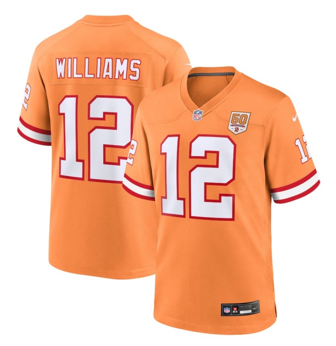 Men's Tampa Bay Buccaneers #12 Doug Williams Orange Limited Stitched Jersey