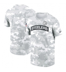 Men's Pittsburgh Steelers 2024 Arctic Camo Salute To Service Performance T-Shirt