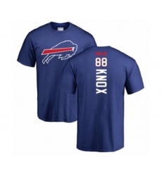 Football Buffalo Bills #88 Dawson Knox Royal Blue Backer T-Shirt