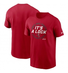 Men's Tampa Bay Buccaneers Red 2023 NFC South Division Champions Locker Room Trophy Collection T-Shirt