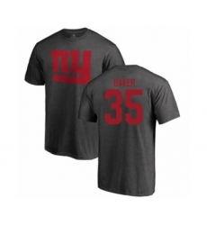 Football New York Giants #35 Deandre Baker Ash One Color T-Shirt