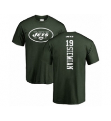 Football New York Jets #19 Trevor Siemian Green Backer T-Shirt