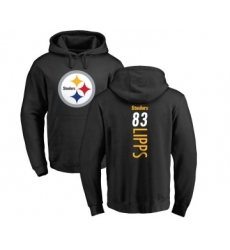 Football Pittsburgh Steelers #83 Louis Lipps Black Backer Pullover Hoodie