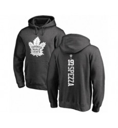 Hockey Toronto Maple Leafs #19 Jason Spezza Charcoal One Color Backer Pullover Hoodie