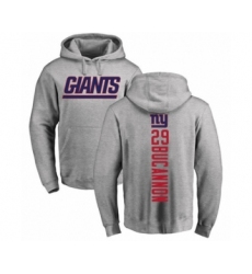 Football New York Giants #29 Deone Bucannon Ash Backer Pullover Hoodie