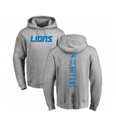 Football Detroit Lions #94 Austin Bryant Ash Backer Pullover Hoodie