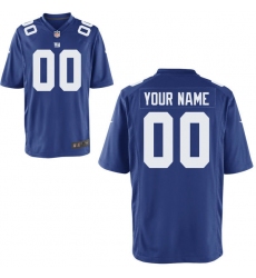 Men's New York Giants Nike Royal Custom Game Jersey