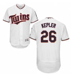 Men's Majestic Minnesota Twins #26 Max Kepler White Flexbase Authentic Collection MLB Jersey