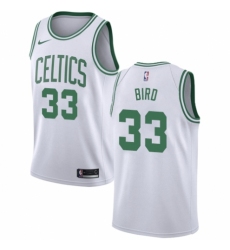 Women's Nike Boston Celtics #33 Larry Bird Swingman White NBA Jersey - Association Edition