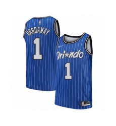 Youth Orlando Magic #1 Penny Hardaway Swingman Blue Hardwood Classics Basketball Jersey