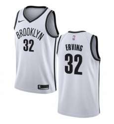 Youth Nike Brooklyn Nets #32 Julius Erving Swingman White NBA Jersey - Association Edition