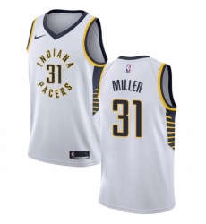 Youth Nike Indiana Pacers #31 Reggie Miller Swingman White NBA Jersey - Association Edition