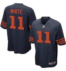 Men's Nike Chicago Bears #11 Kevin White Game Navy Blue Alternate NFL Jersey