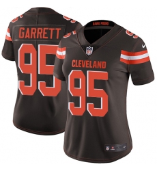 Women's Nike Cleveland Browns #95 Myles Garrett Brown Team Color Vapor Untouchable Limited Player NFL Jersey Women's Nike Cleveland Browns #95 Myles Garrett Brown Team Color Vapor Untouchable Limited Player NFL Jersey