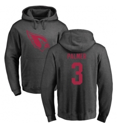 NFL Nike Arizona Cardinals #3 Carson Palmer Ash One Color Pullover Hoodie